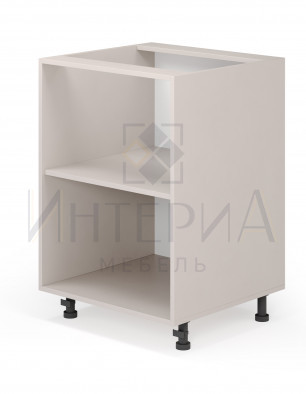 Тумба прямая 650x520x820, универсальная, 1 полка, без ящиков