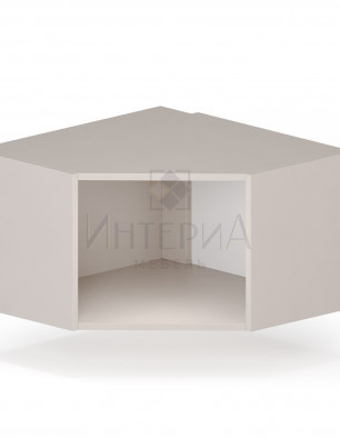 Шкаф антресольный угловой 45⁰ 600x320x360, универсальный, без полок