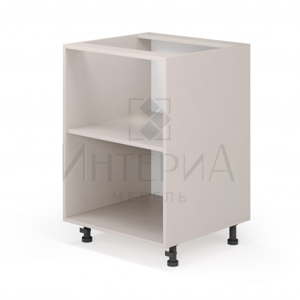 Тумба прямая 650x520x820, универсальная, 1 полка, без ящиков
